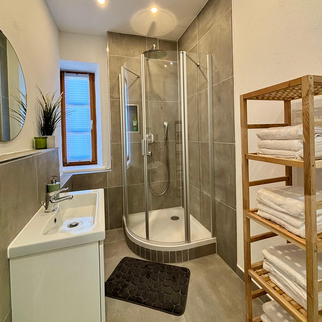 Ferienhaus Weidenhof Waldherr Badezimmer