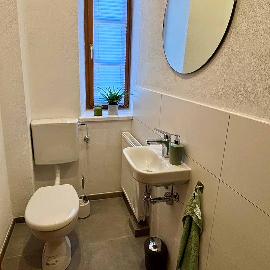 Ferienhaus Weidenhof Waldherr WC