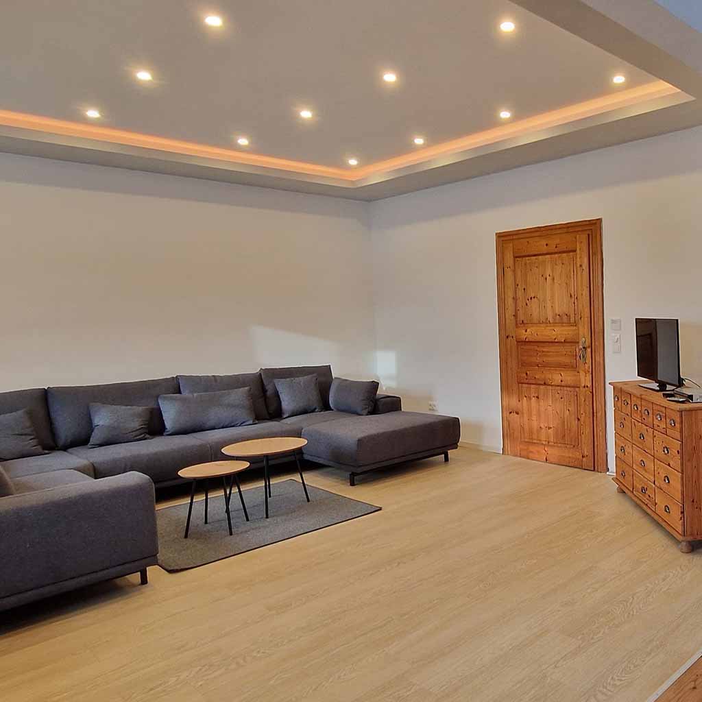 Ferienhaus Weidenhof Waldherr Wohnzimmer